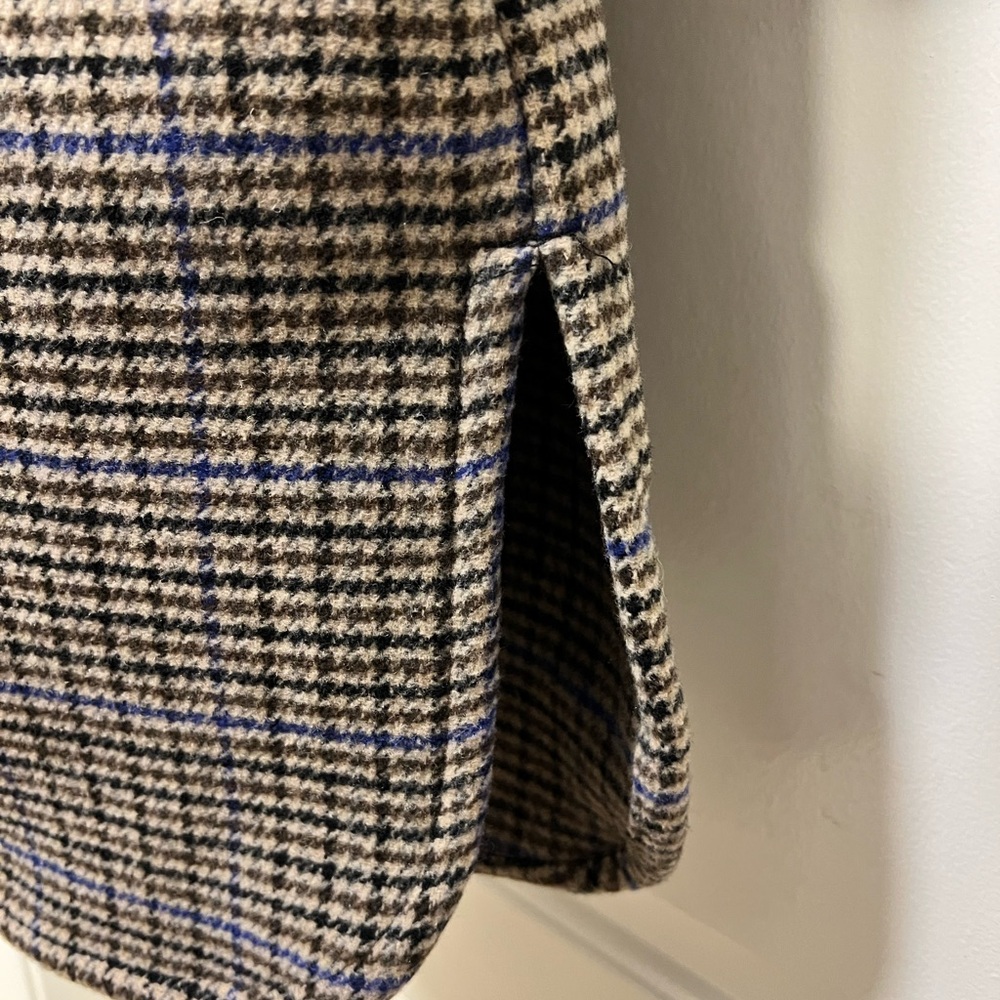 Vero Moda Wool Blend Plaid Coat - Picture 8 of 10